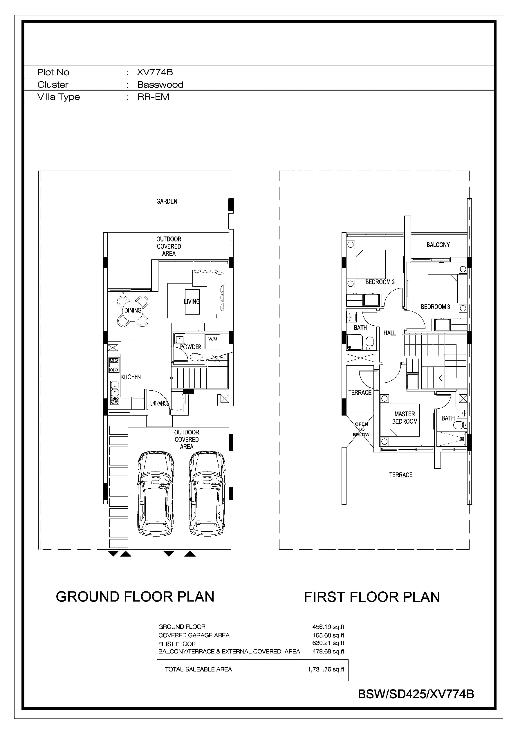 Damac Hills  floor plan