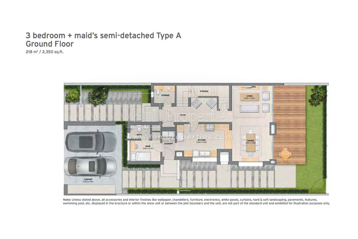 Mudon Type A floor plan