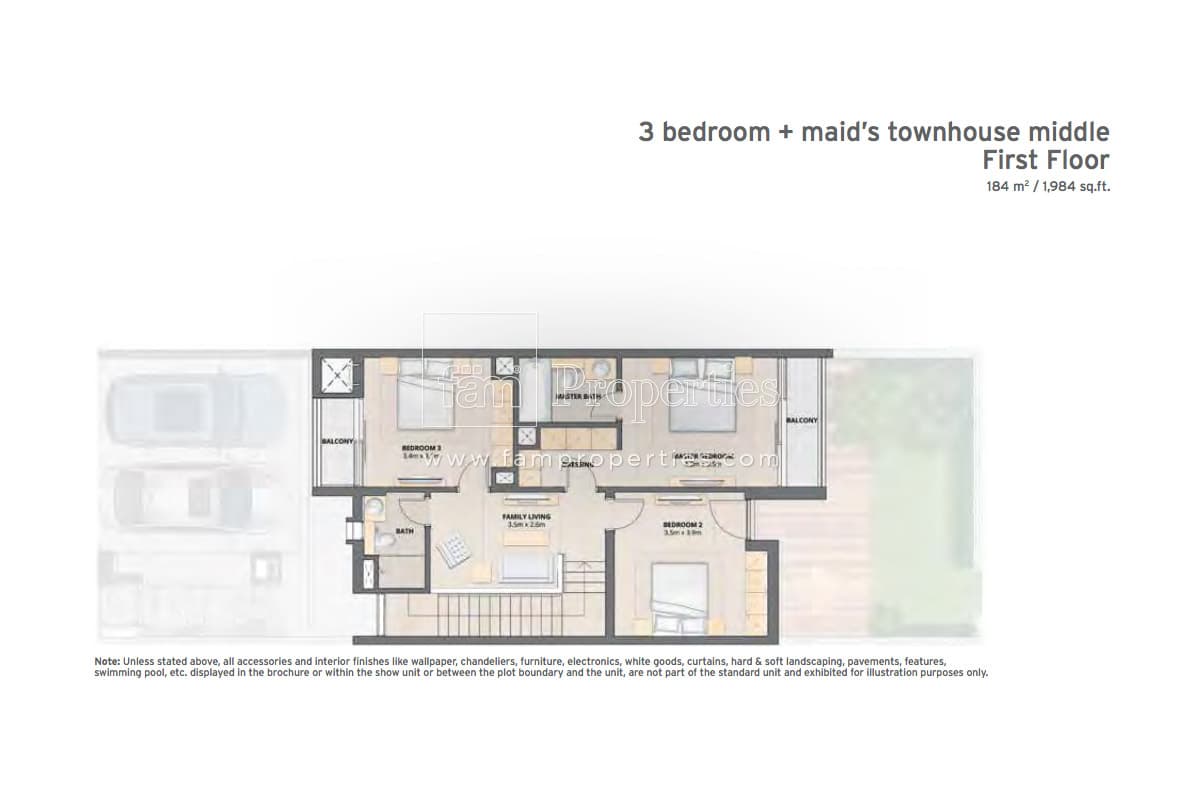 Mudon Mid Unit floor plan