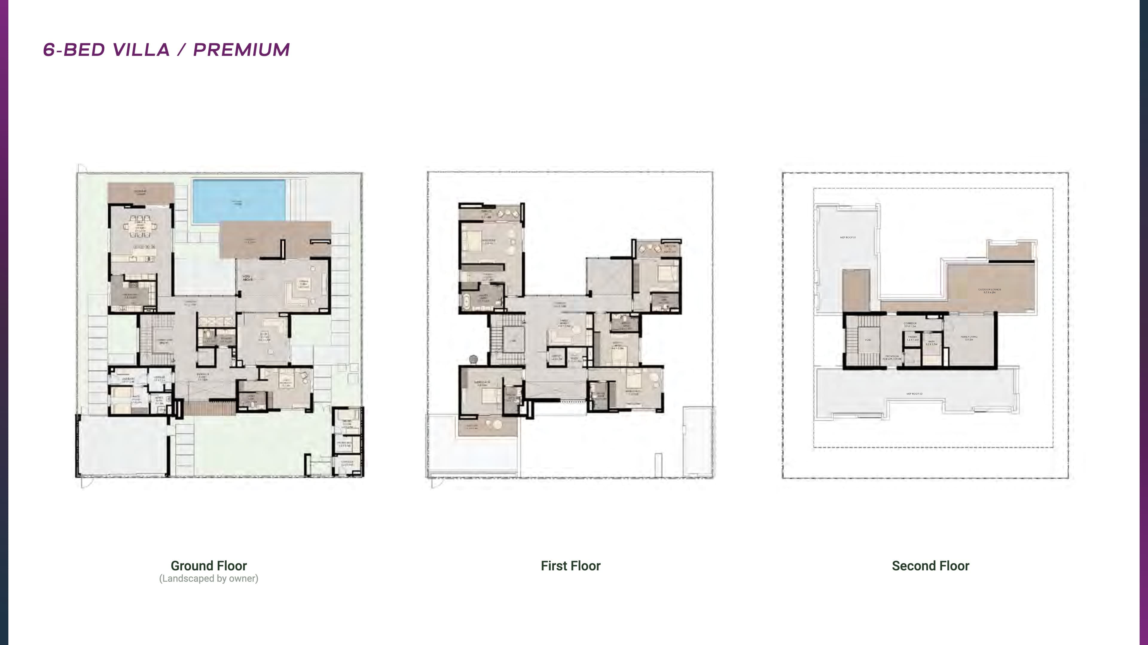 Athlon 6BR - Villa Premium floor plan