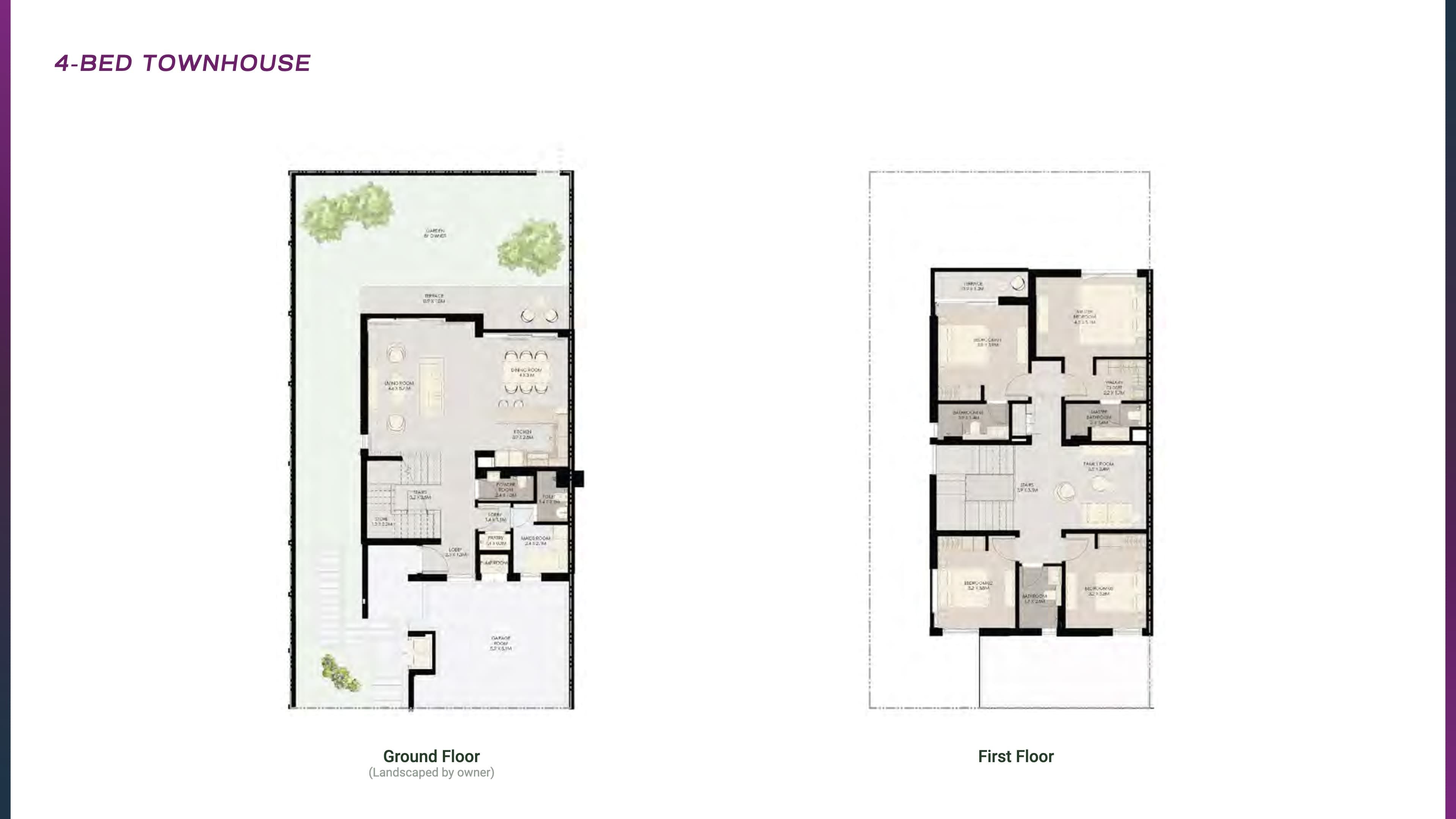 Athlon 4BR - Townhouse floor plan