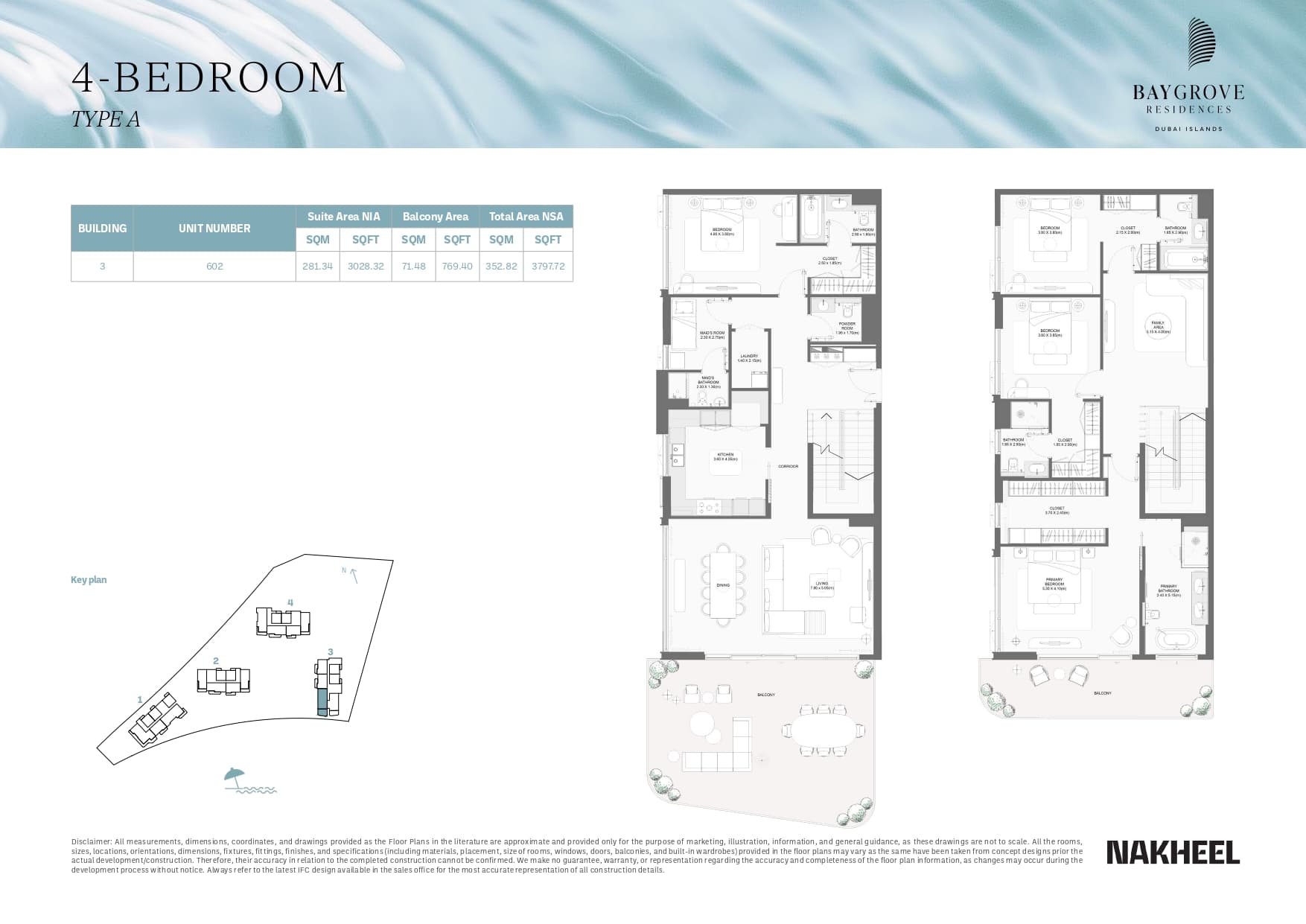Bay Grove Residences 4 Bed floor plan