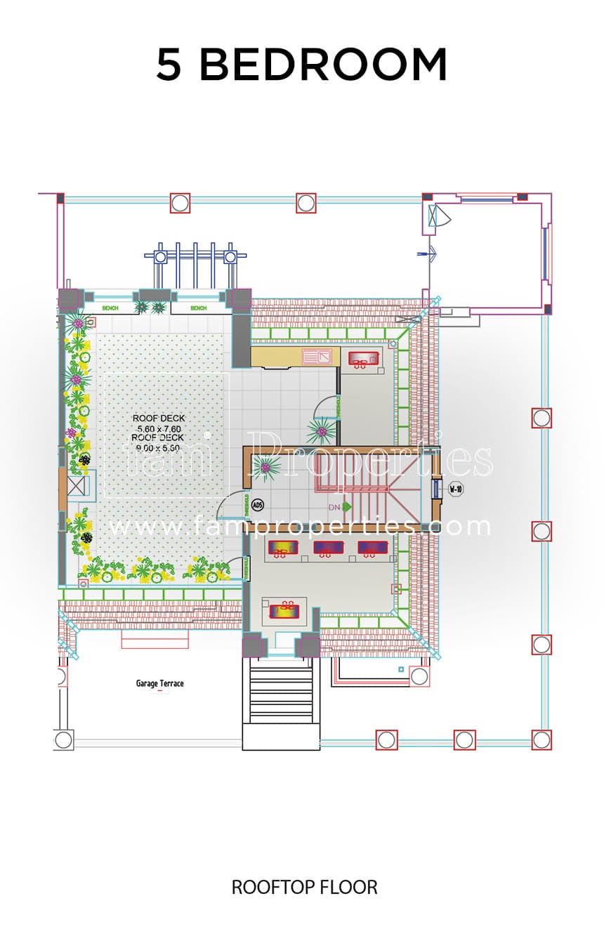 Bloomingdale 5 Bedroom floor plan