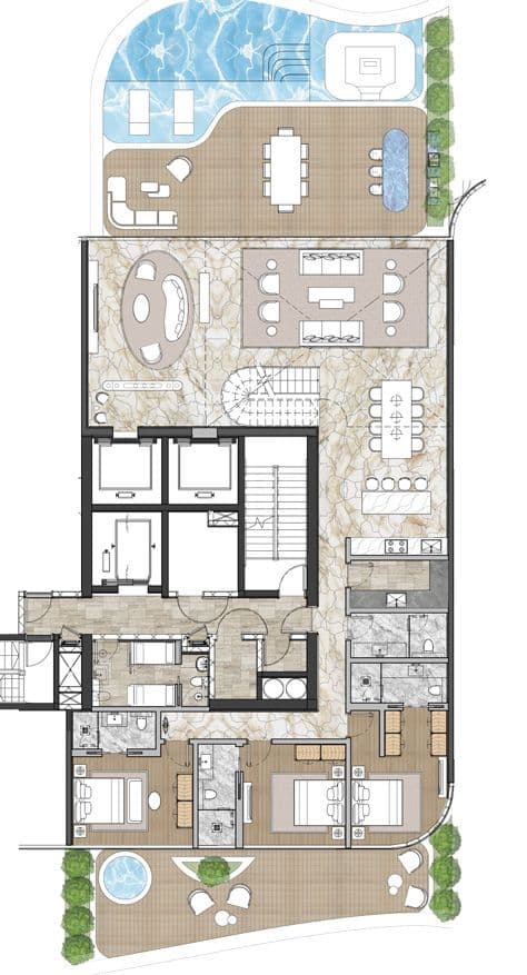 Casa Canal  floor plan