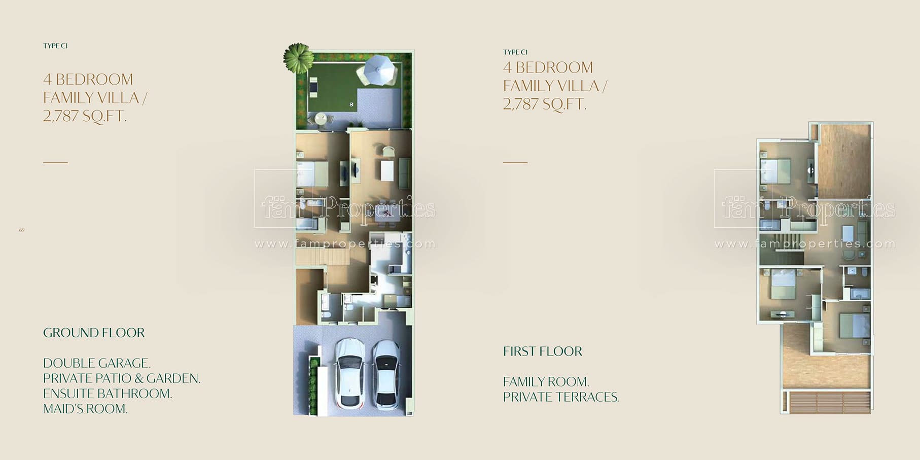 The Fields at D11 C1 - 4 BR floor plan