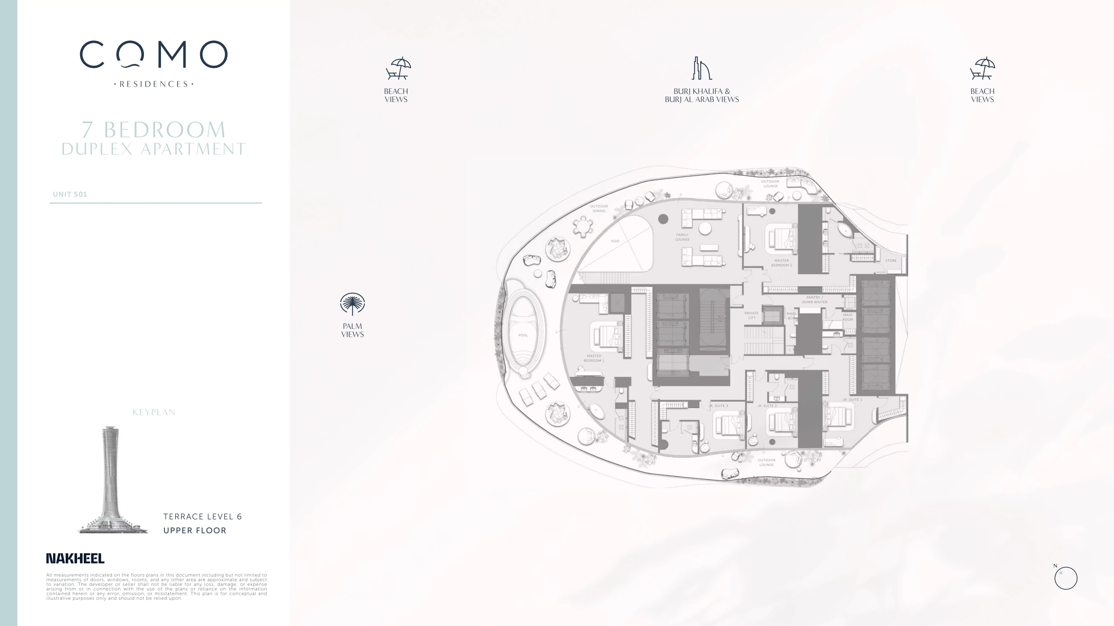Como Residences  floor plan