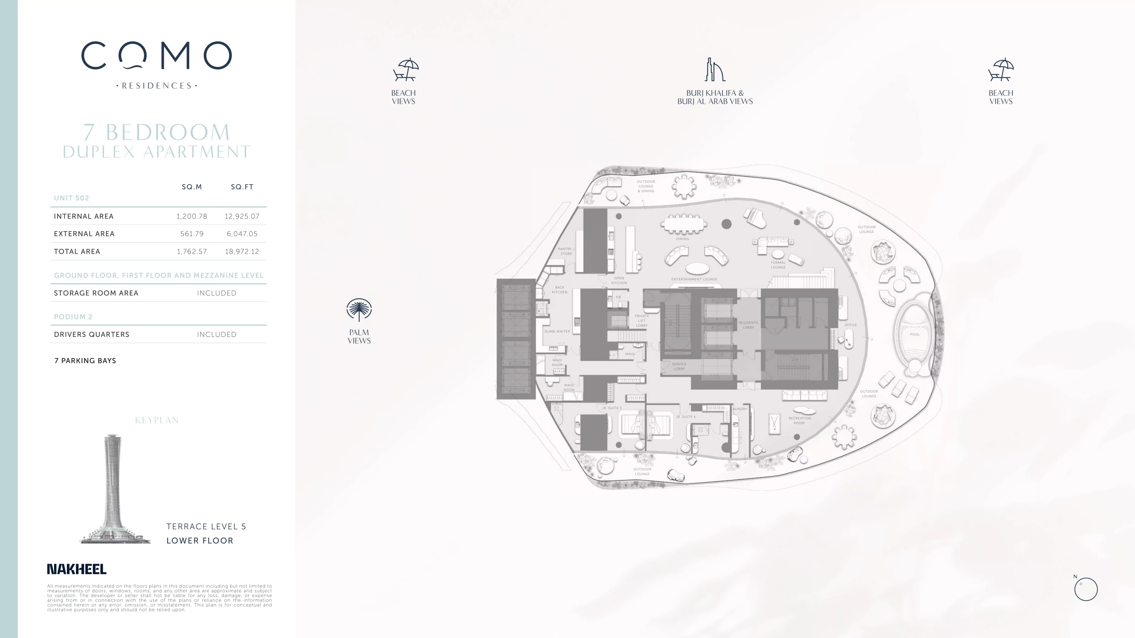 Como Residences  floor plan