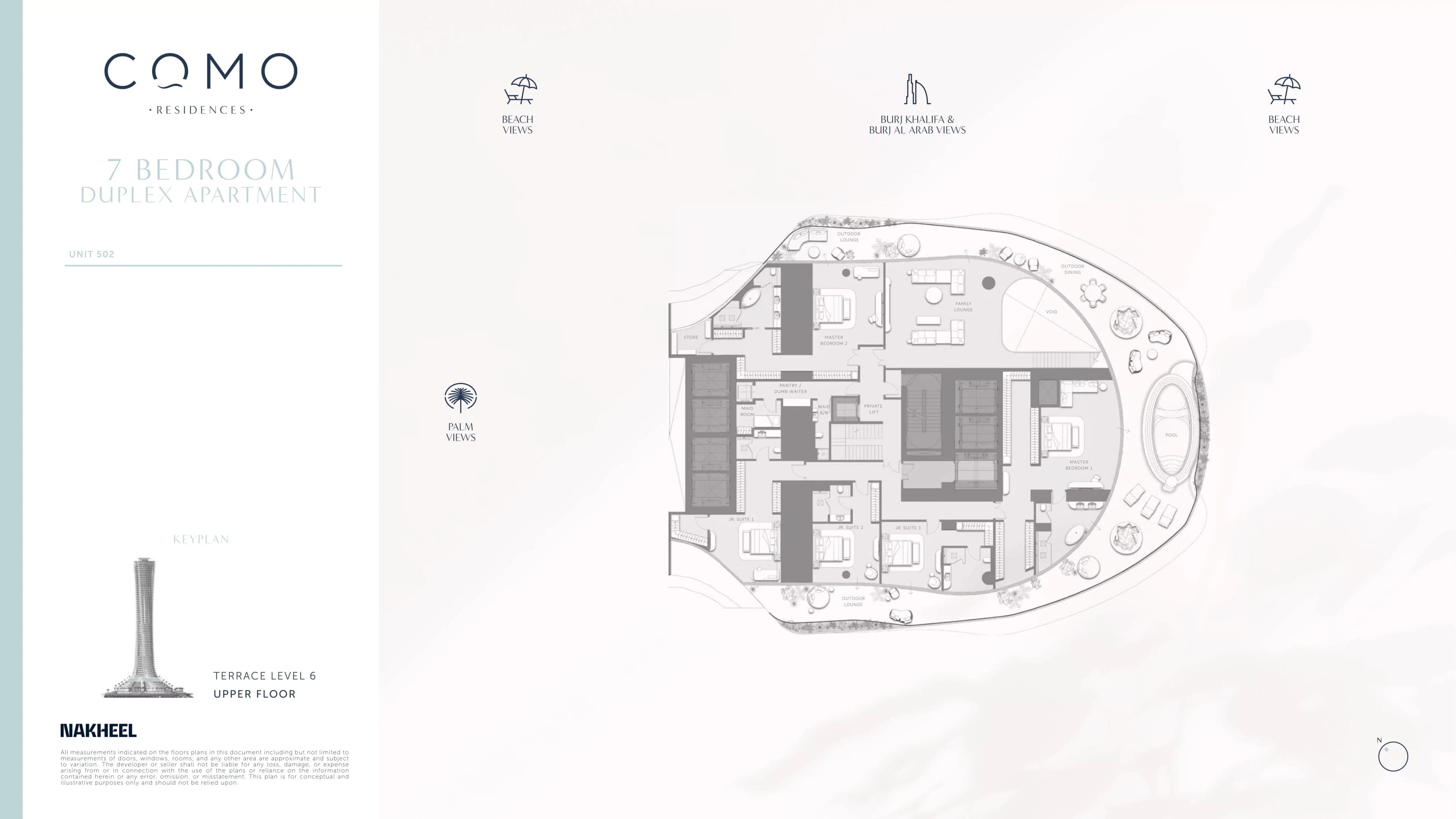 Como Residences  floor plan