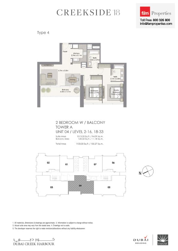 Creekside 18 4_Unit 04 floor plan