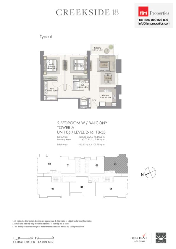 Creekside 18 6_Unit 06 floor plan