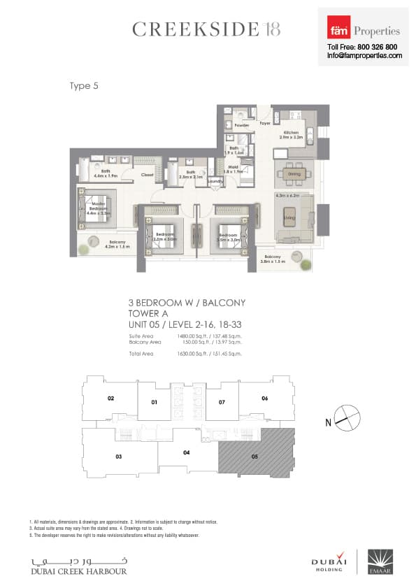 Creekside 18 5_Unit 05 floor plan