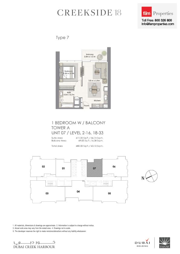 Creekside 18 7_Unit 07 floor plan
