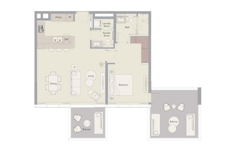 Ellington Beach House  floor plan