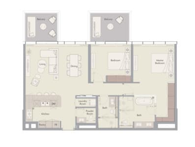 Ellington Beach House  floor plan
