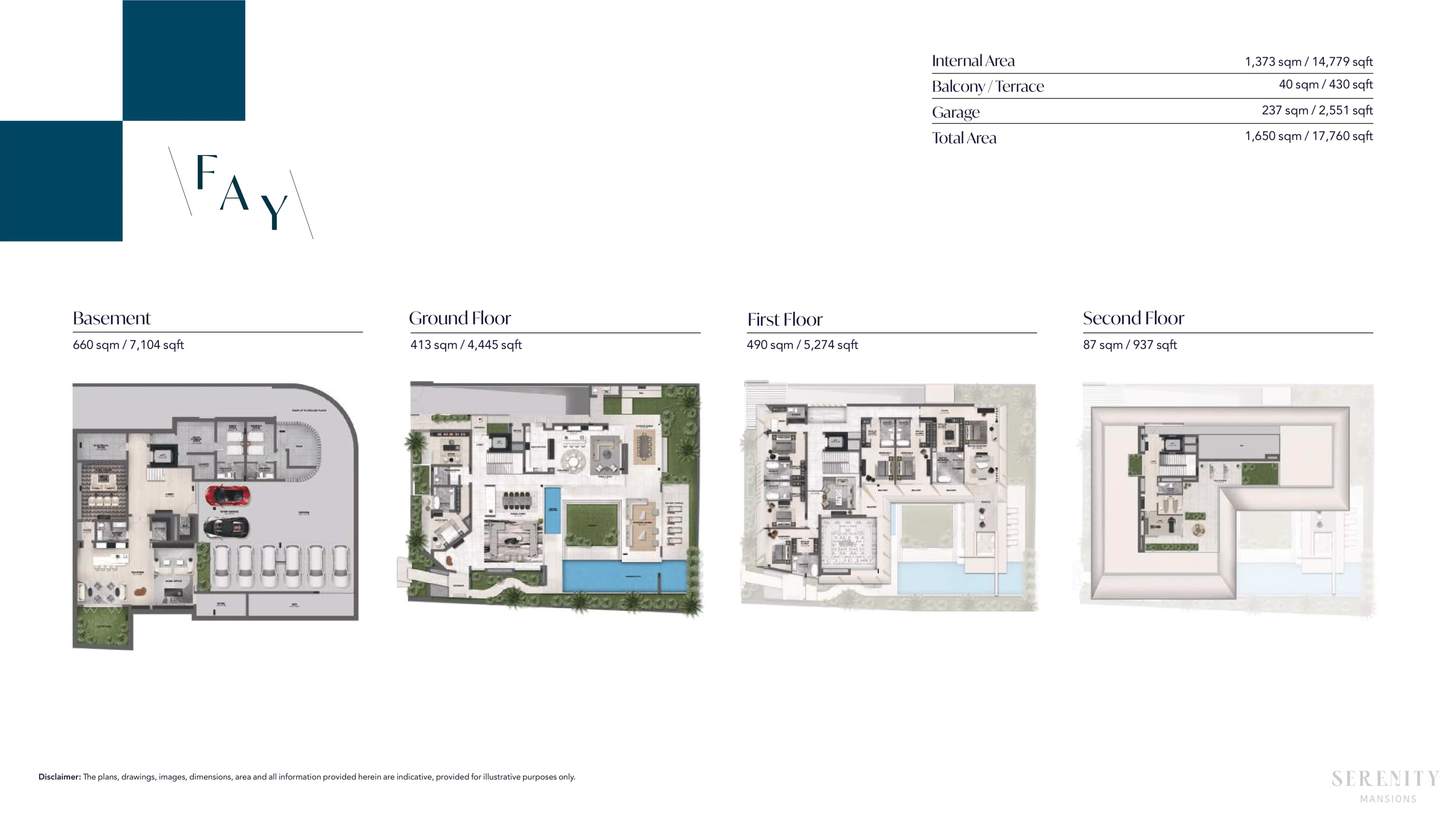 Serenity Mansions  floor plan