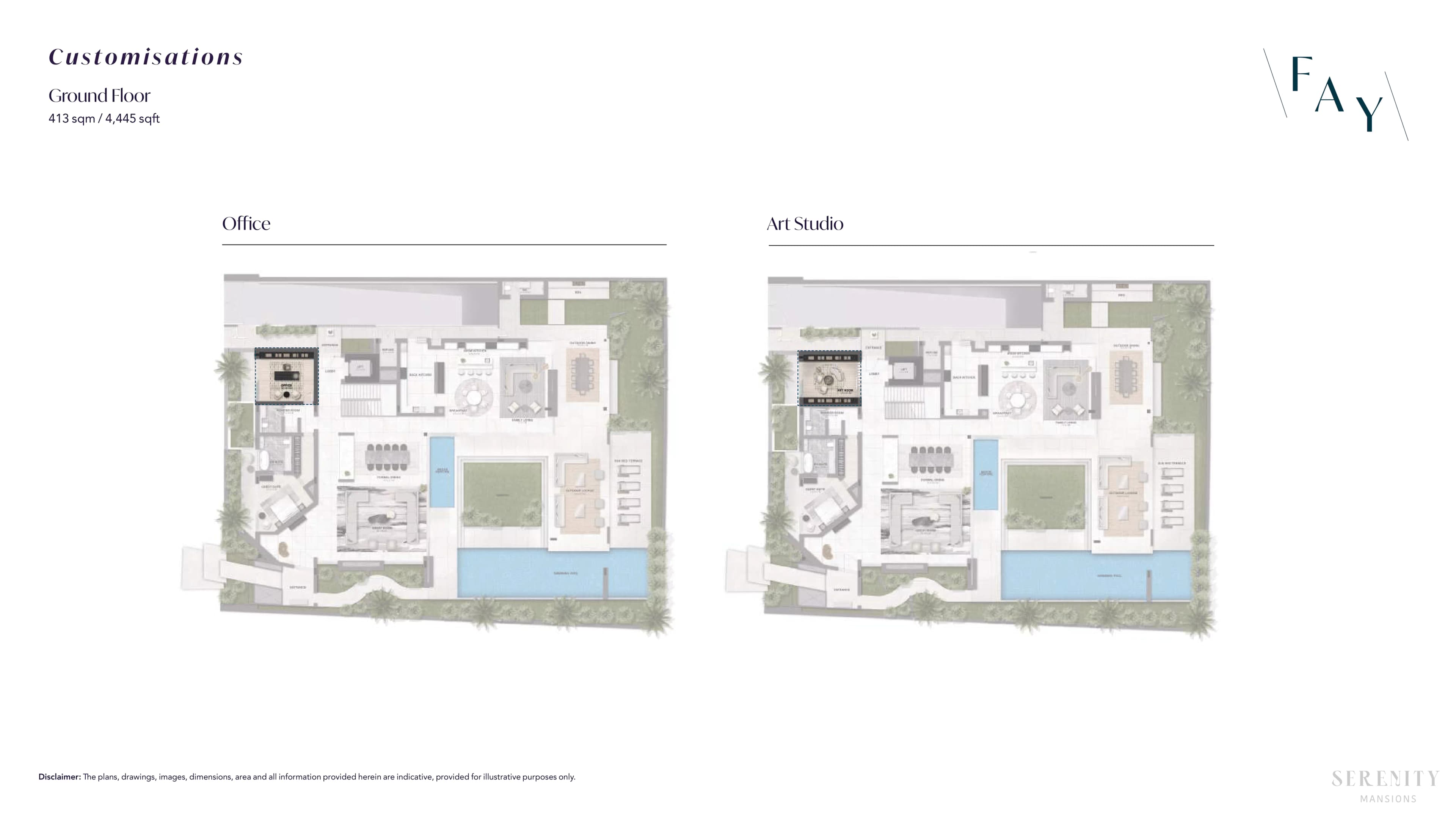 Serenity Mansions  floor plan