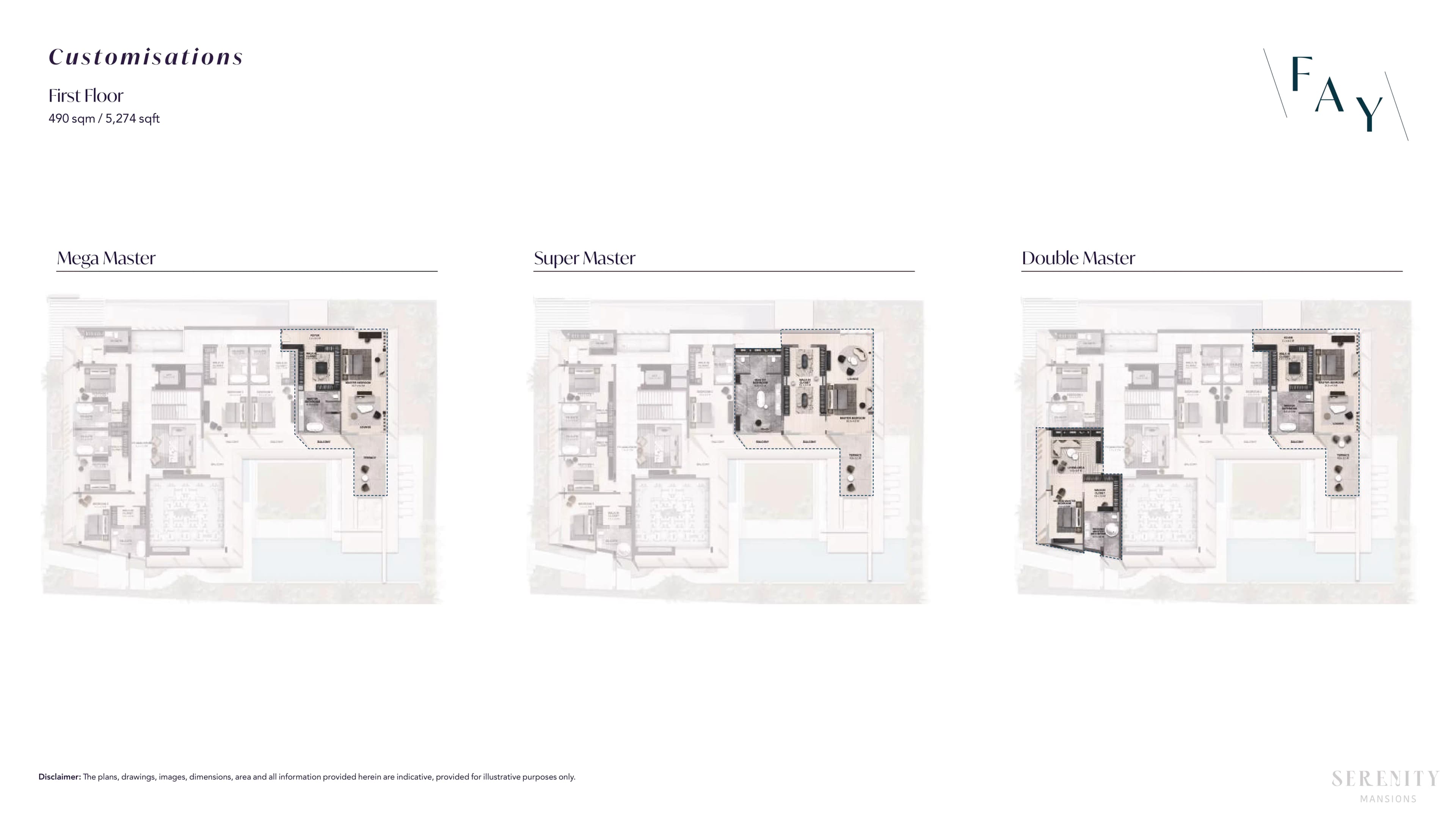 Serenity Mansions  floor plan