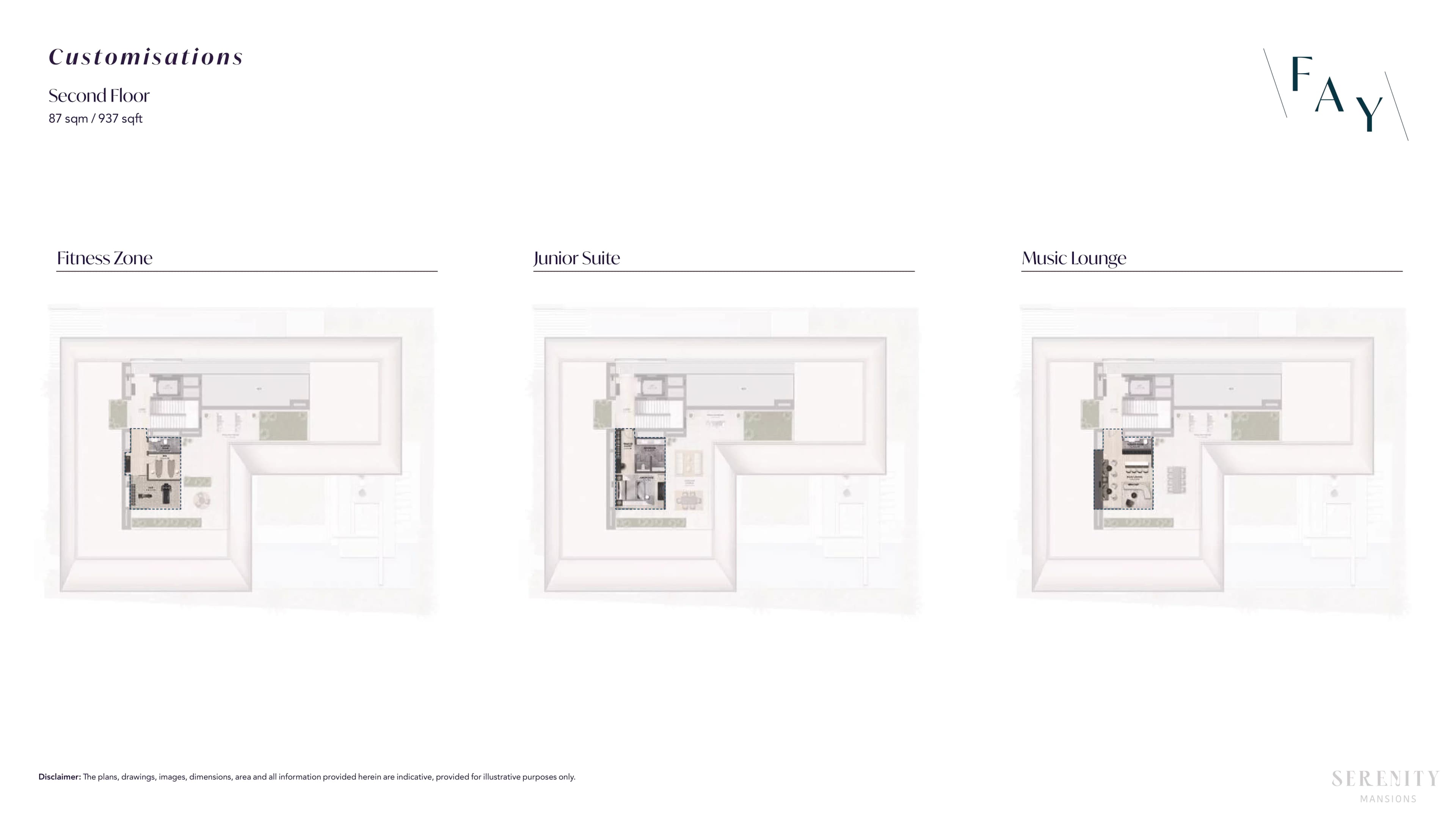 Serenity Mansions  floor plan