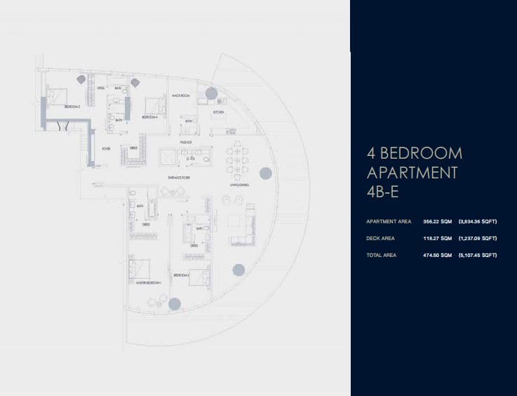 Imperial Avenue 4 Bedroom floor plan