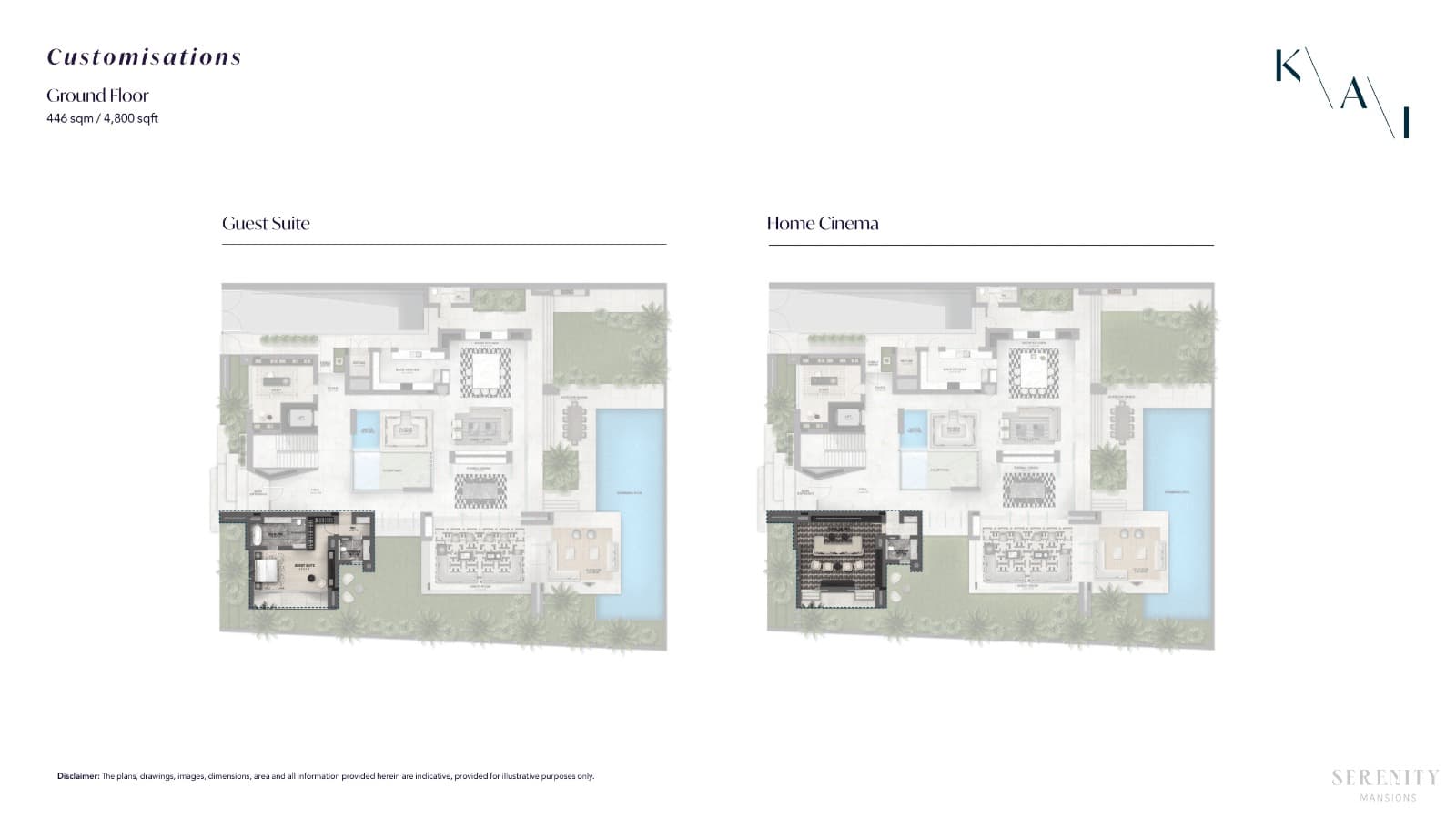Serenity Mansions  floor plan
