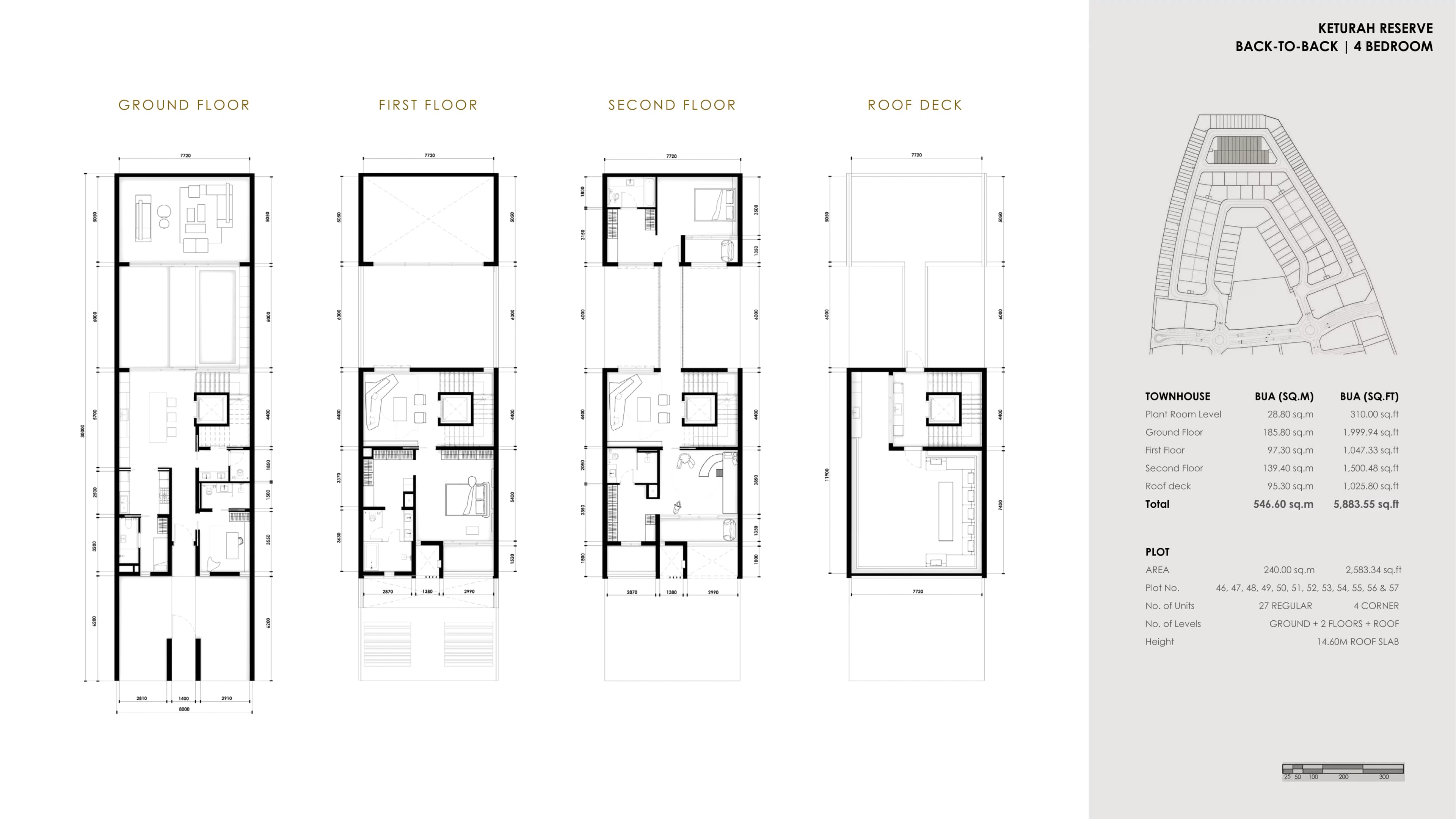 Keturah Reserve 4BR - B2B floor plan