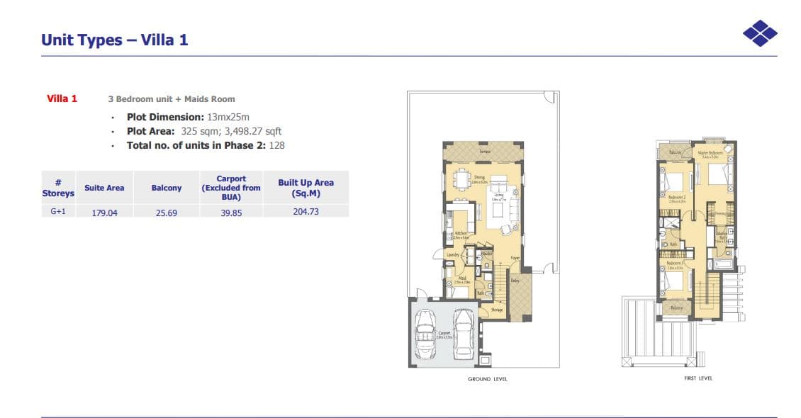 La Quinta Villa 1 floor plan