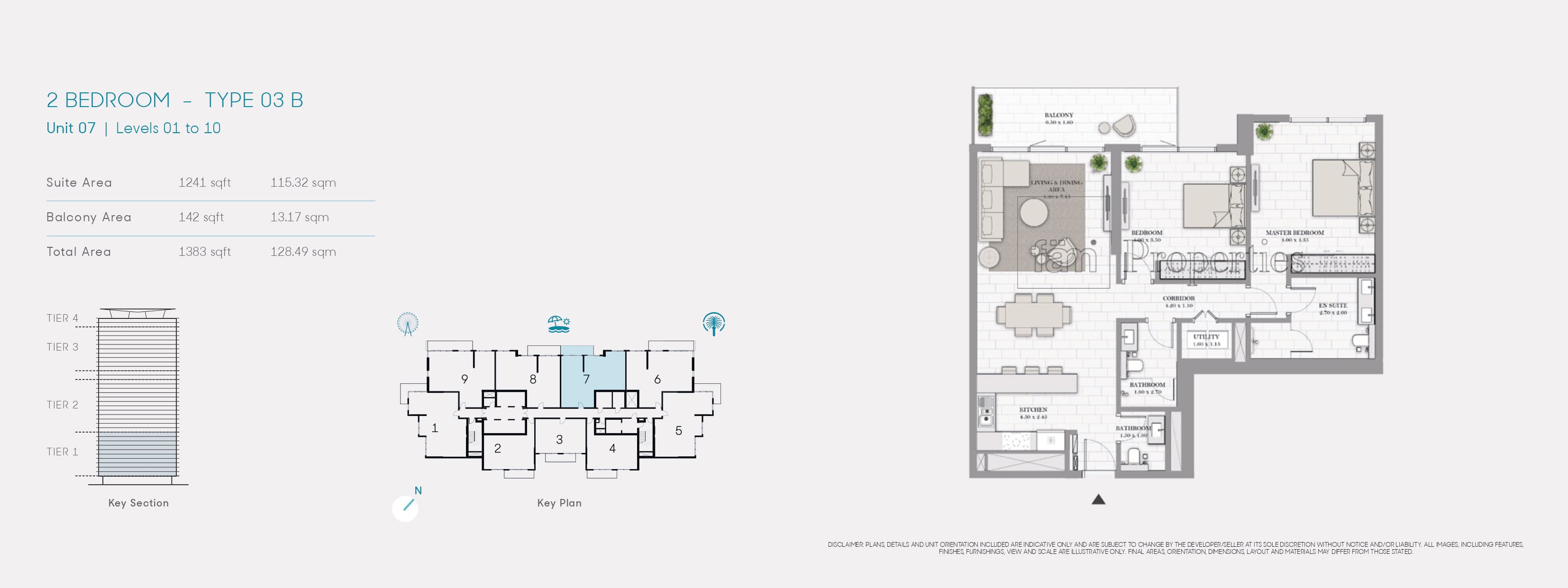 La Vie 2 Bedroom floor plan