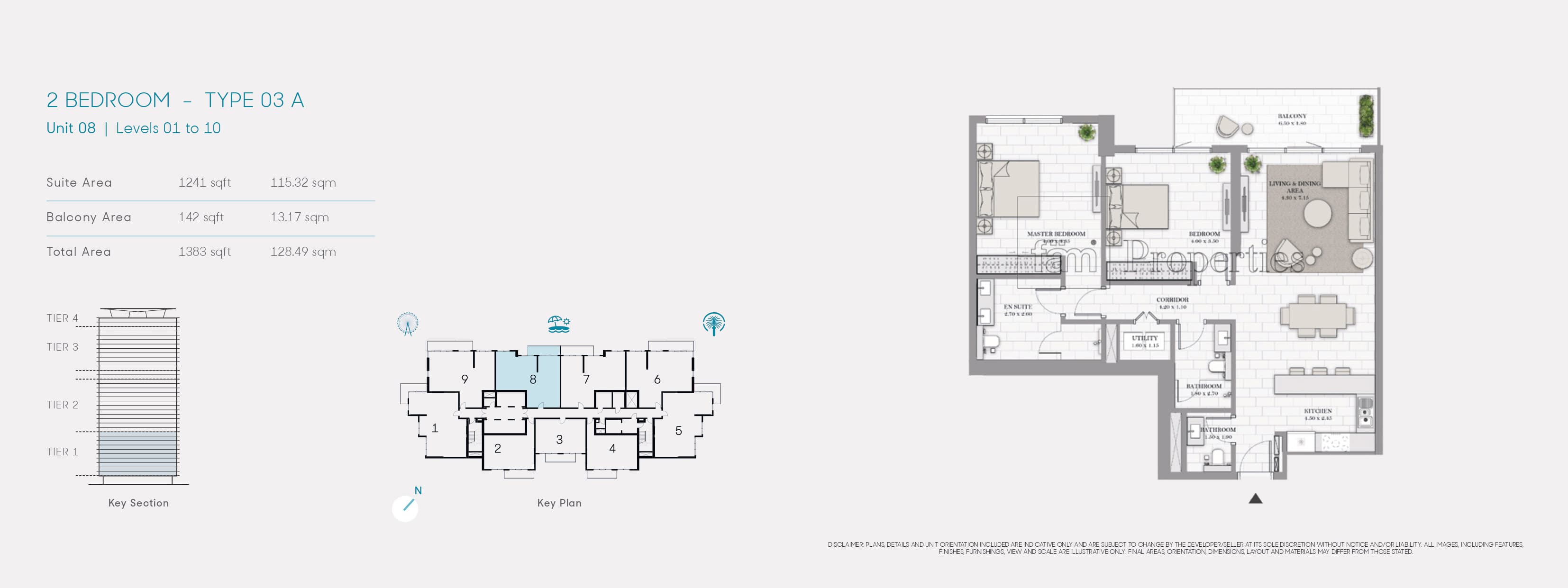 La Vie 2 Bedroom floor plan