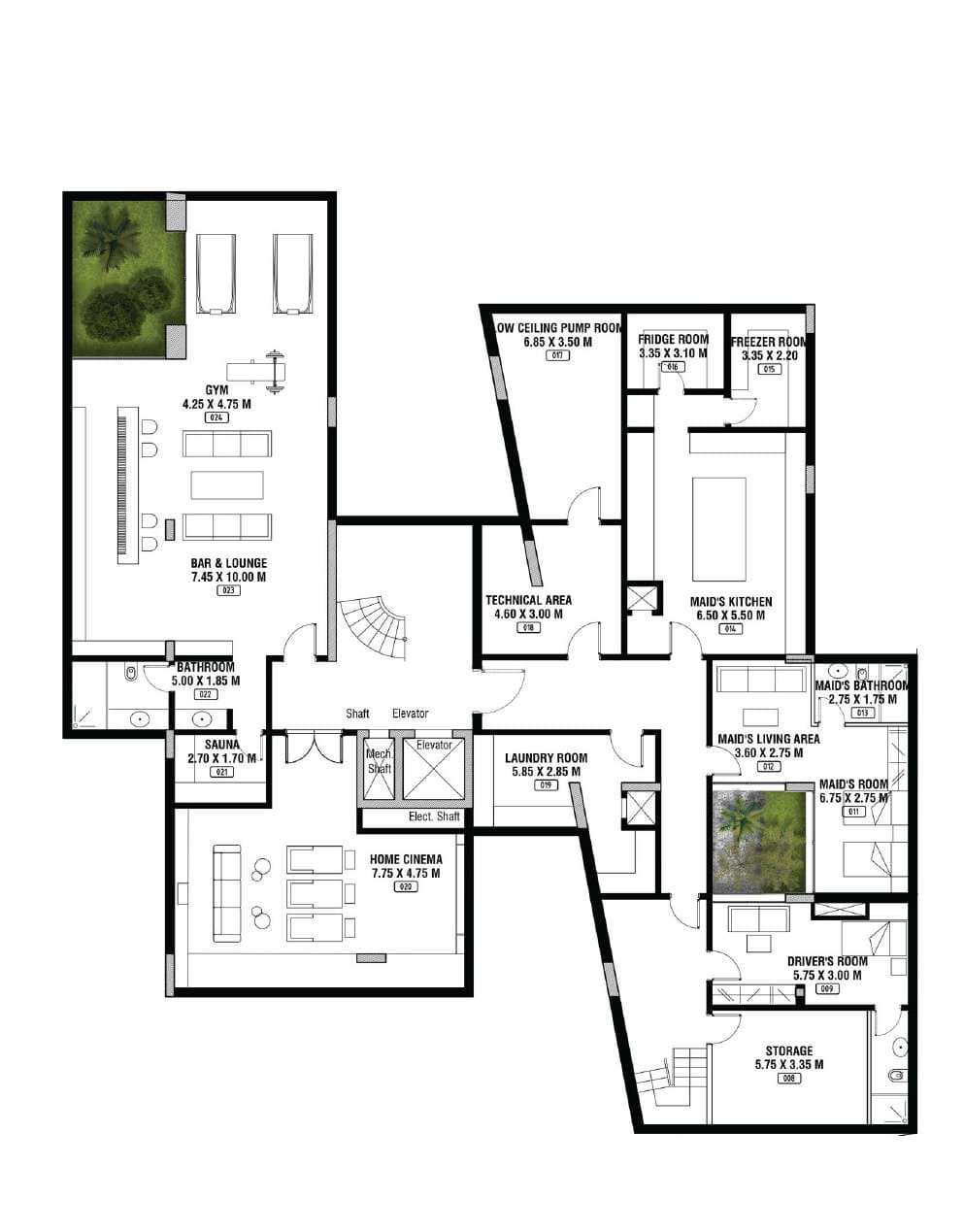 Lunaria  floor plan