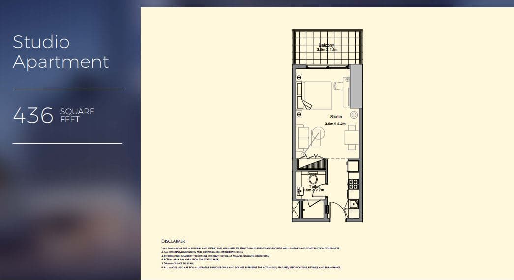 MAG 318 Studio floor plan