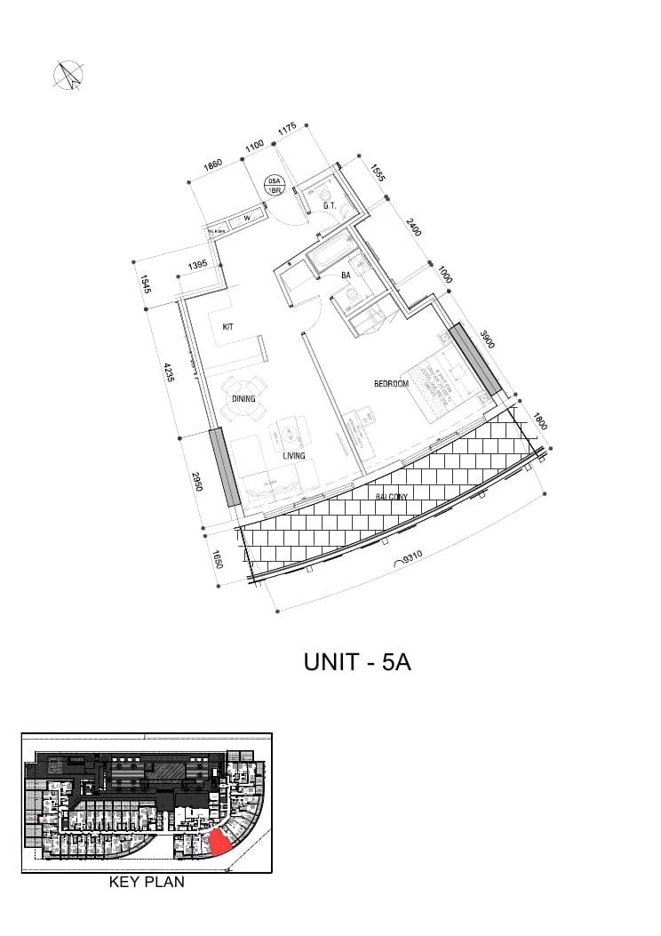 Maison Majestine 1 Bedroom floor plan