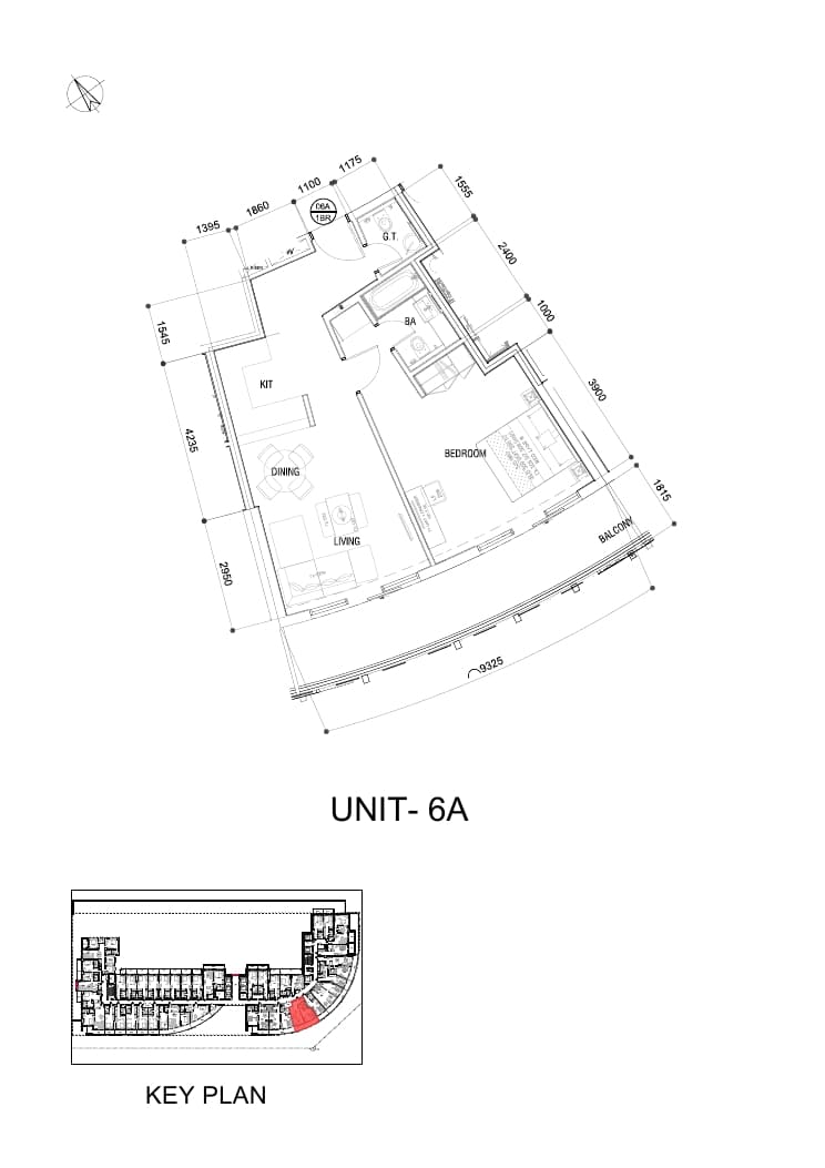 Maison Majestine 1 Bedroom floor plan
