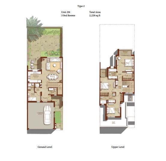 Maple 3 Bedroom floor plan