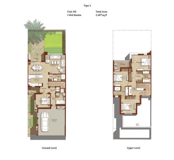 Maple 4 Bedroom floor plan