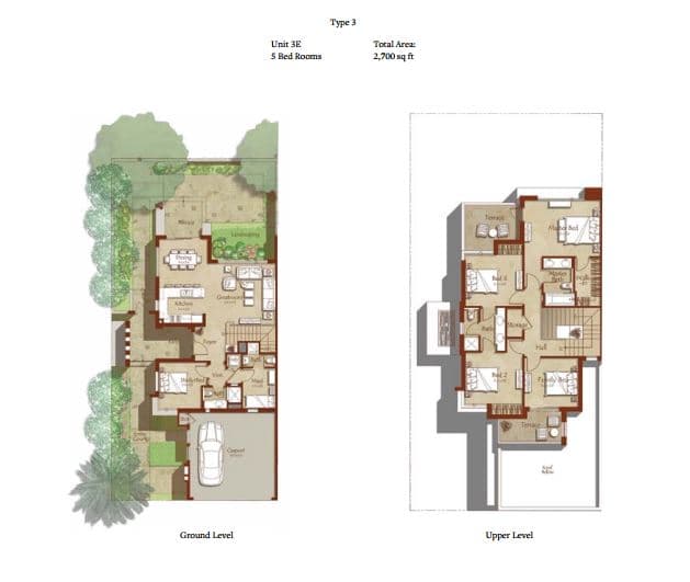 Maple 5 Bedroom floor plan