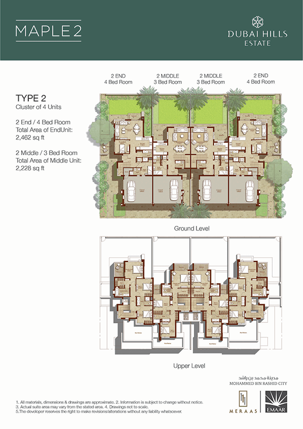 Maple 4 Bedroom floor plan