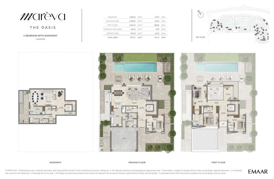 Mareva at The Oasis 4 Bedroom floor plan