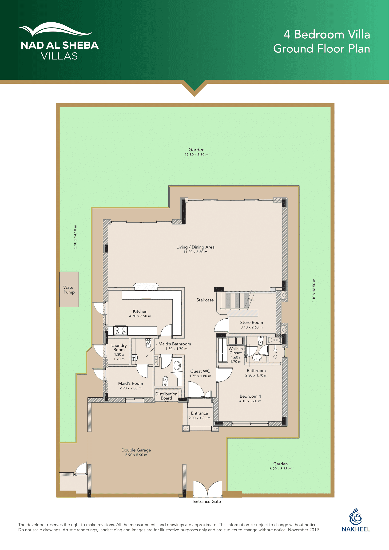 NAS Villas  floor plan