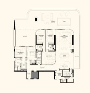 Orla Infinity by Omniyat floor plan