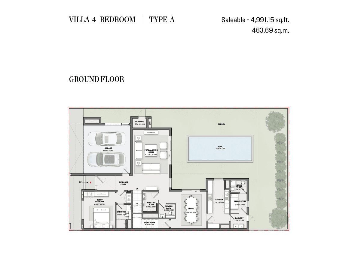 Sobha Reserve Villas  floor plan