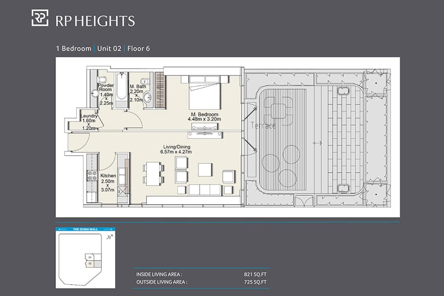 RP Heights Unit 02_6th floor floor plan