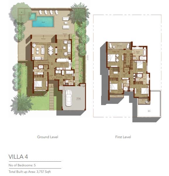 Sidra Villas Villa 4 floor plan