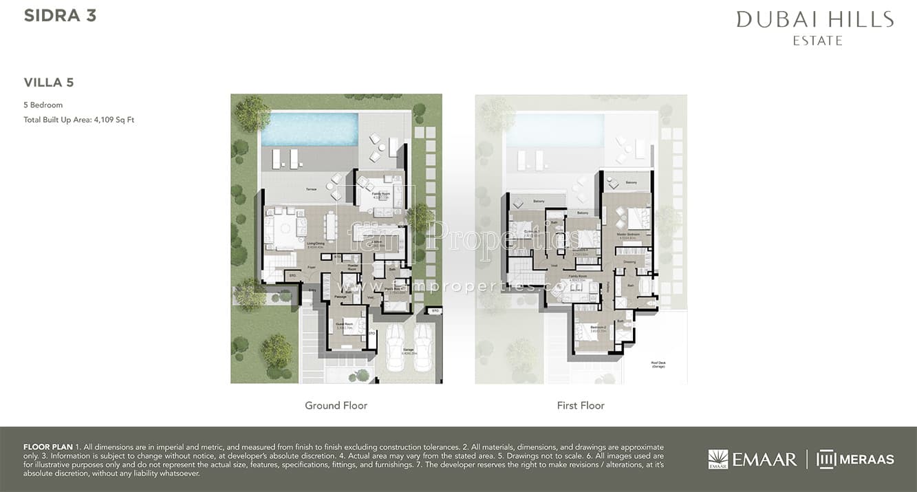 Sidra Villas Villa 5 floor plan