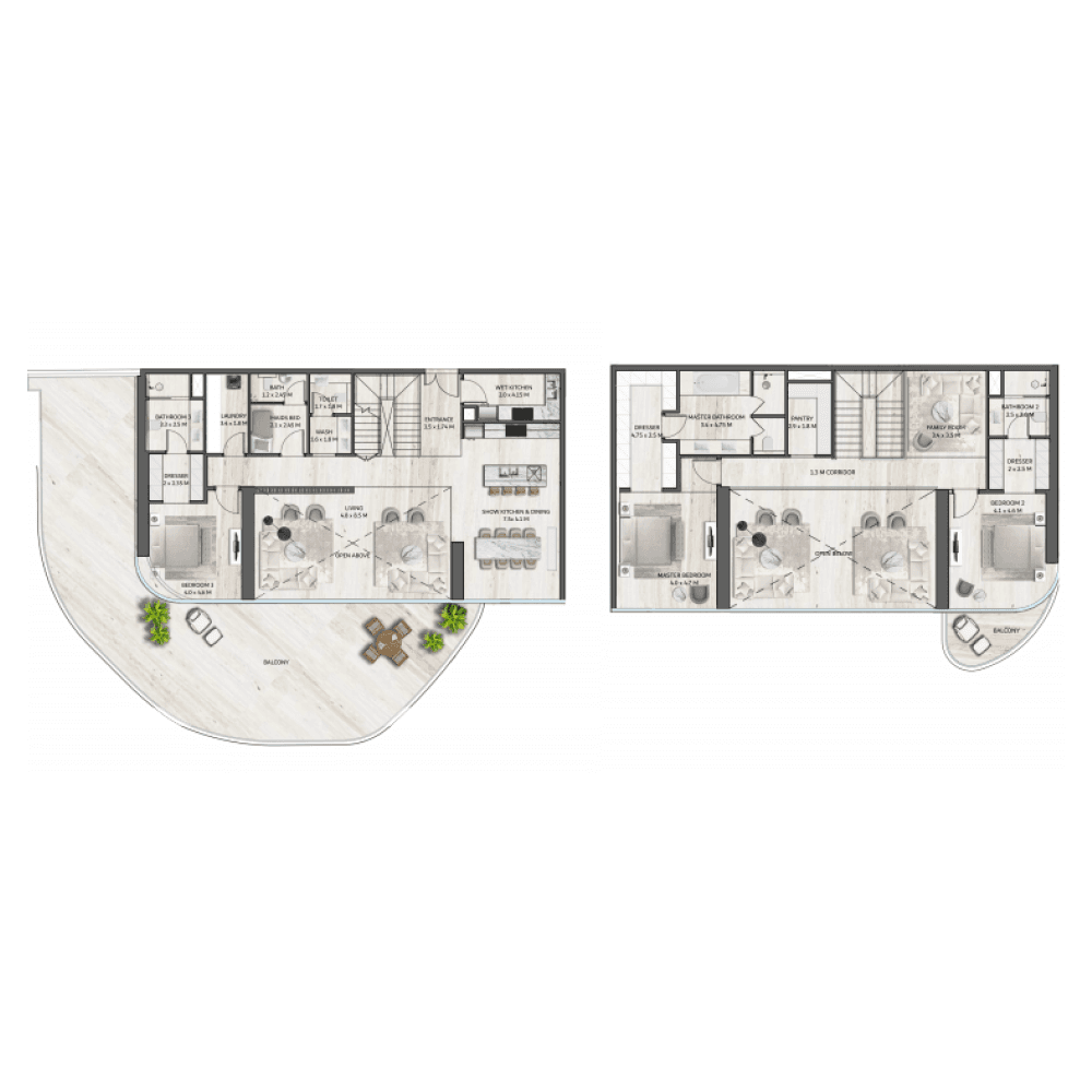 SLS at Palm Jumeirah  floor plan