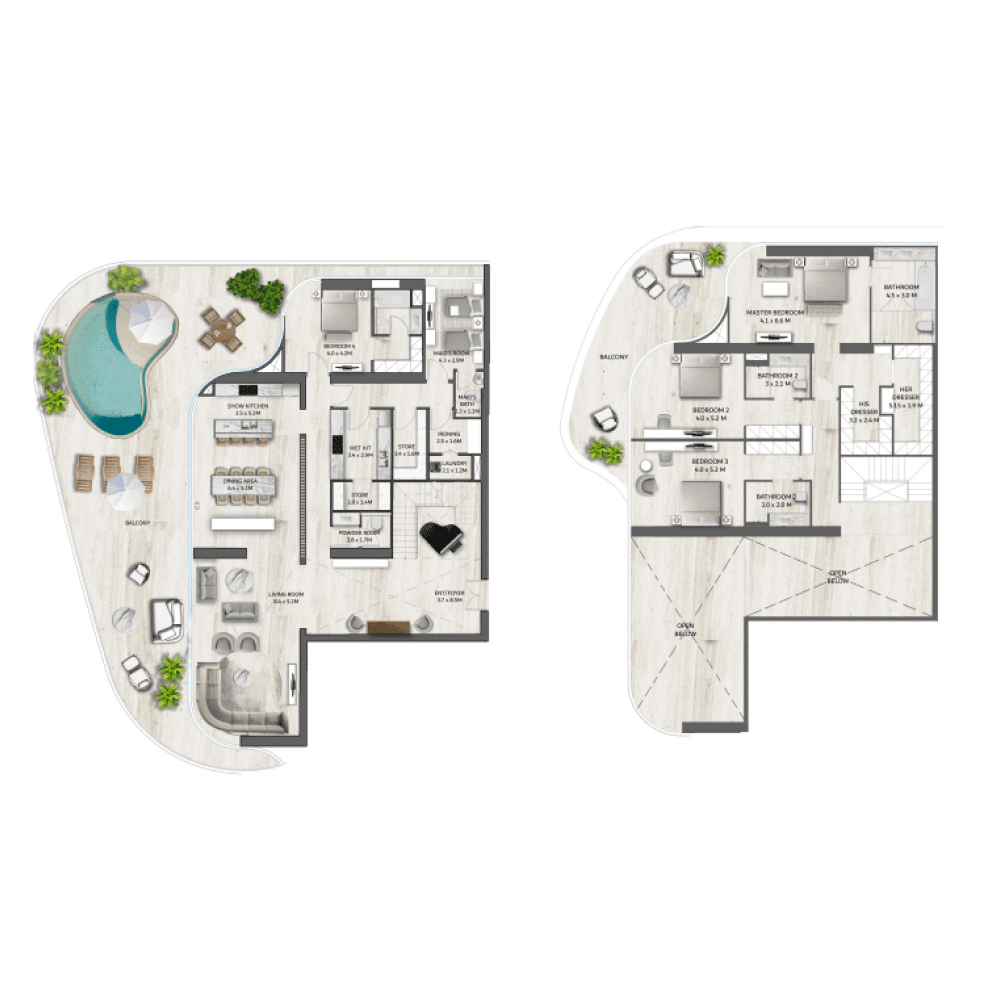 SLS at Palm Jumeirah  floor plan