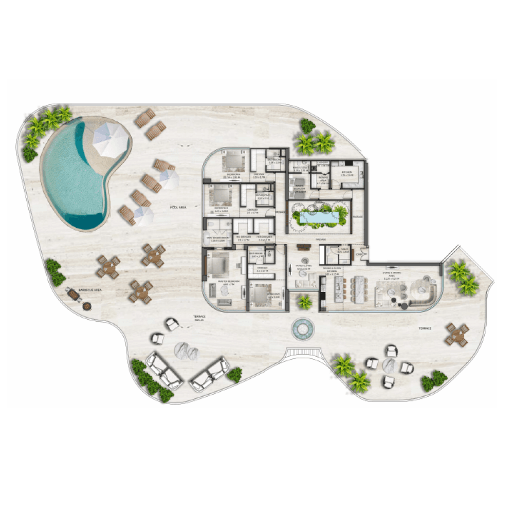 SLS at Palm Jumeirah  floor plan