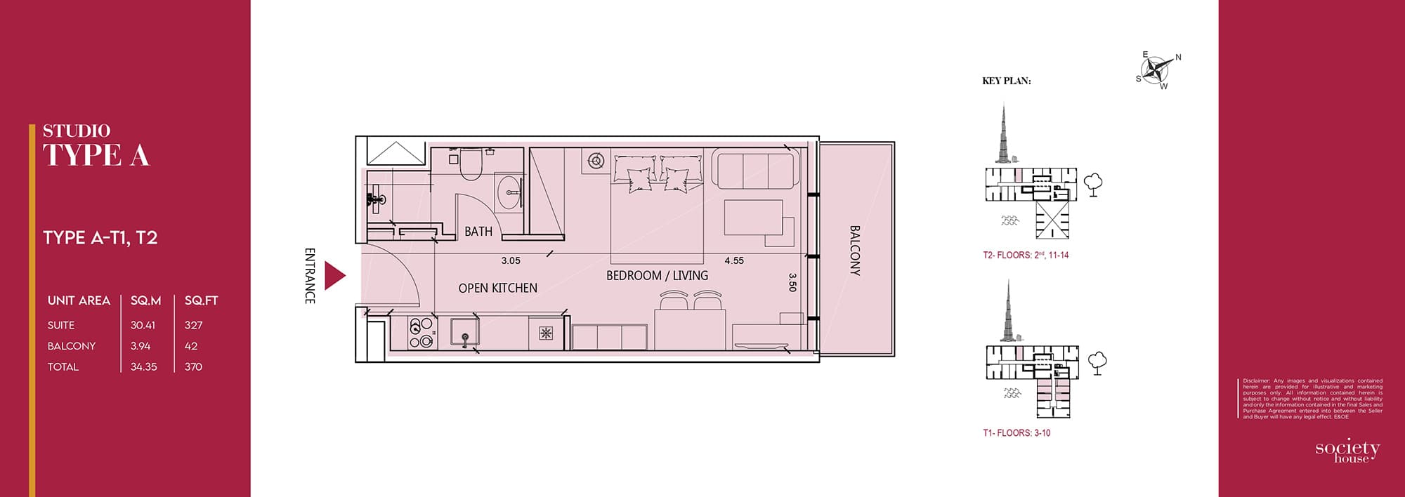 Society House  floor plan