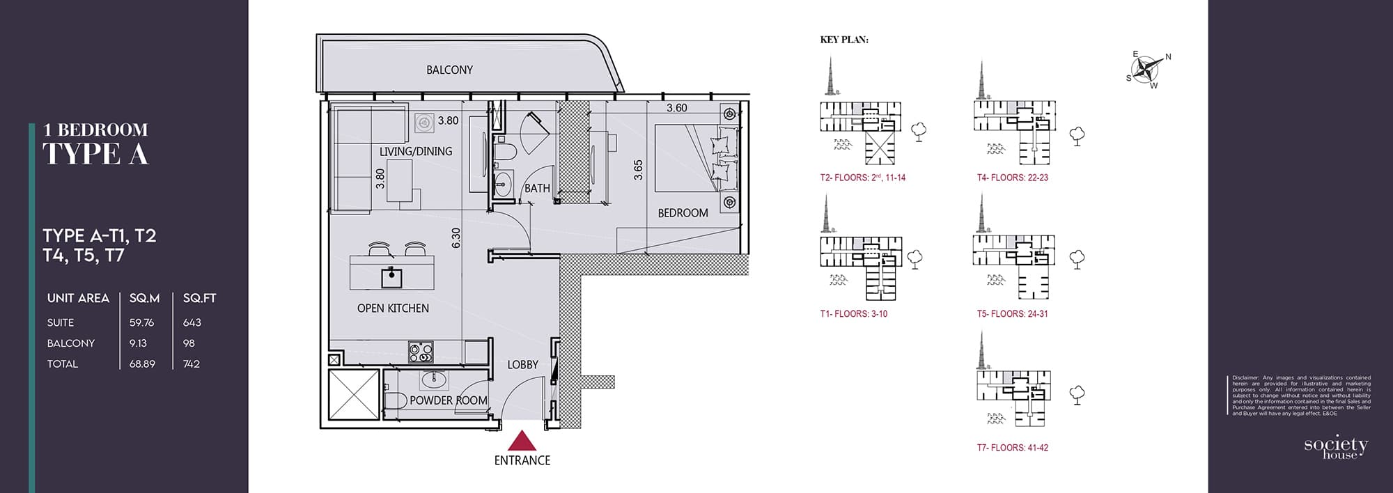 Society House  floor plan