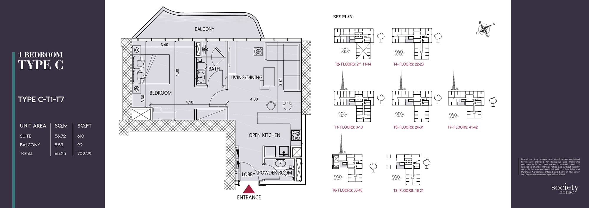 Society House  floor plan