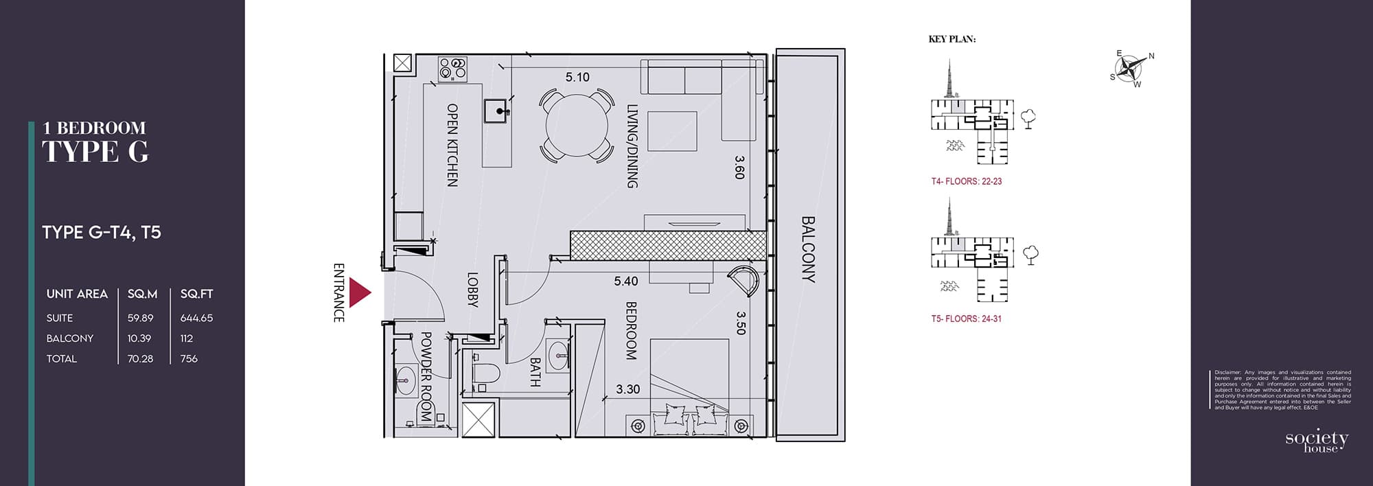 Society House  floor plan